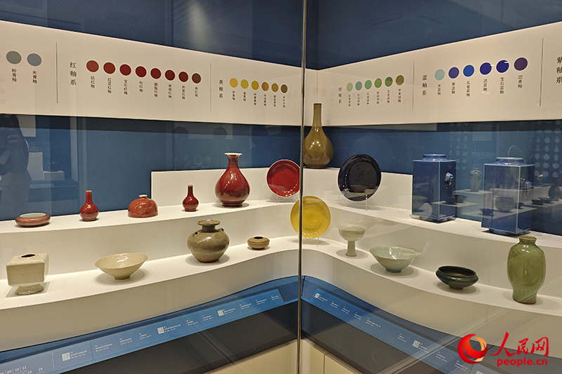 该馆收藏的瓷器。人民网记者 孙一凡摄